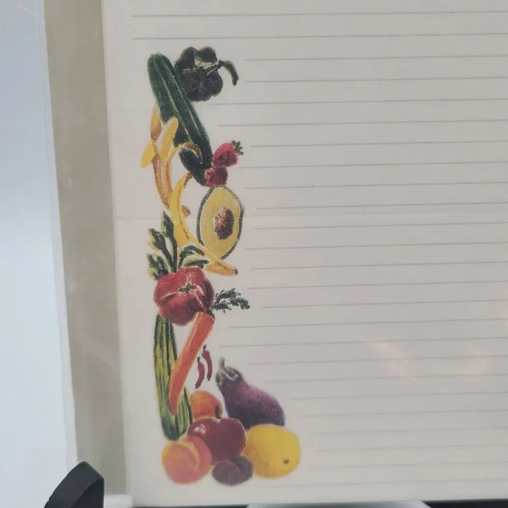 Starr Ayers Stationery 1989 Recipe Cards With Vegetables 20 Flat Cards USA